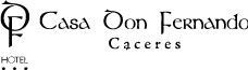 logo casa don fernando plaza mayor de caceres