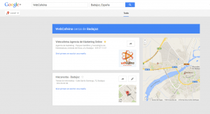 Webcafeina Google + local