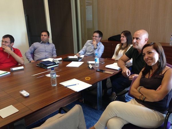 Alumnos en las clases del Master MBA en ITAE